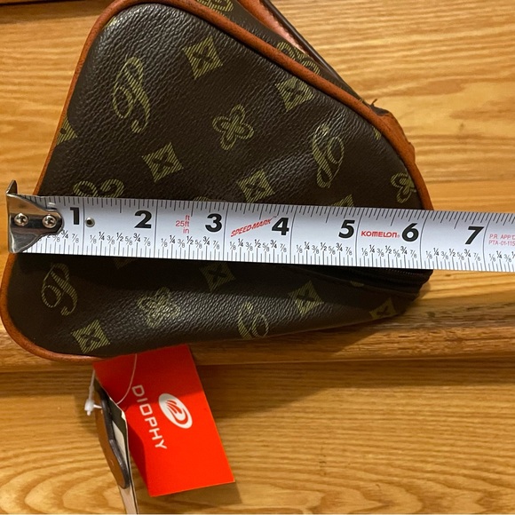 NWT Elegant Brown DIOPHY Monogram Woman’s Handbag Purse - Picture 13 of 15